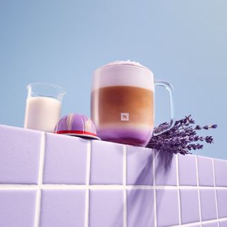 Ube lavender vanilla latte